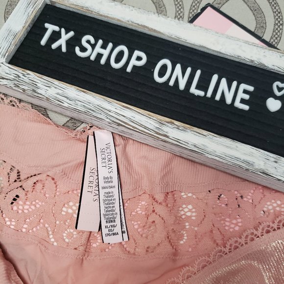 Body By Victoria's Secret pink shimmer bikini - Picture 5 of 5